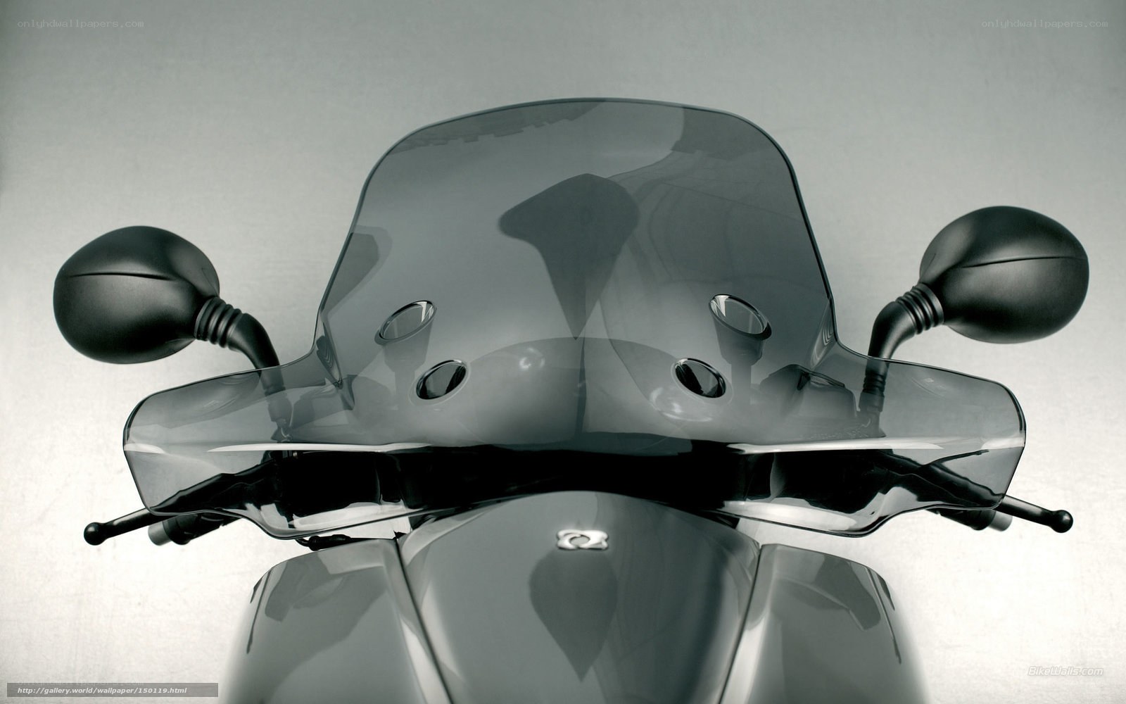 motorcycle front view