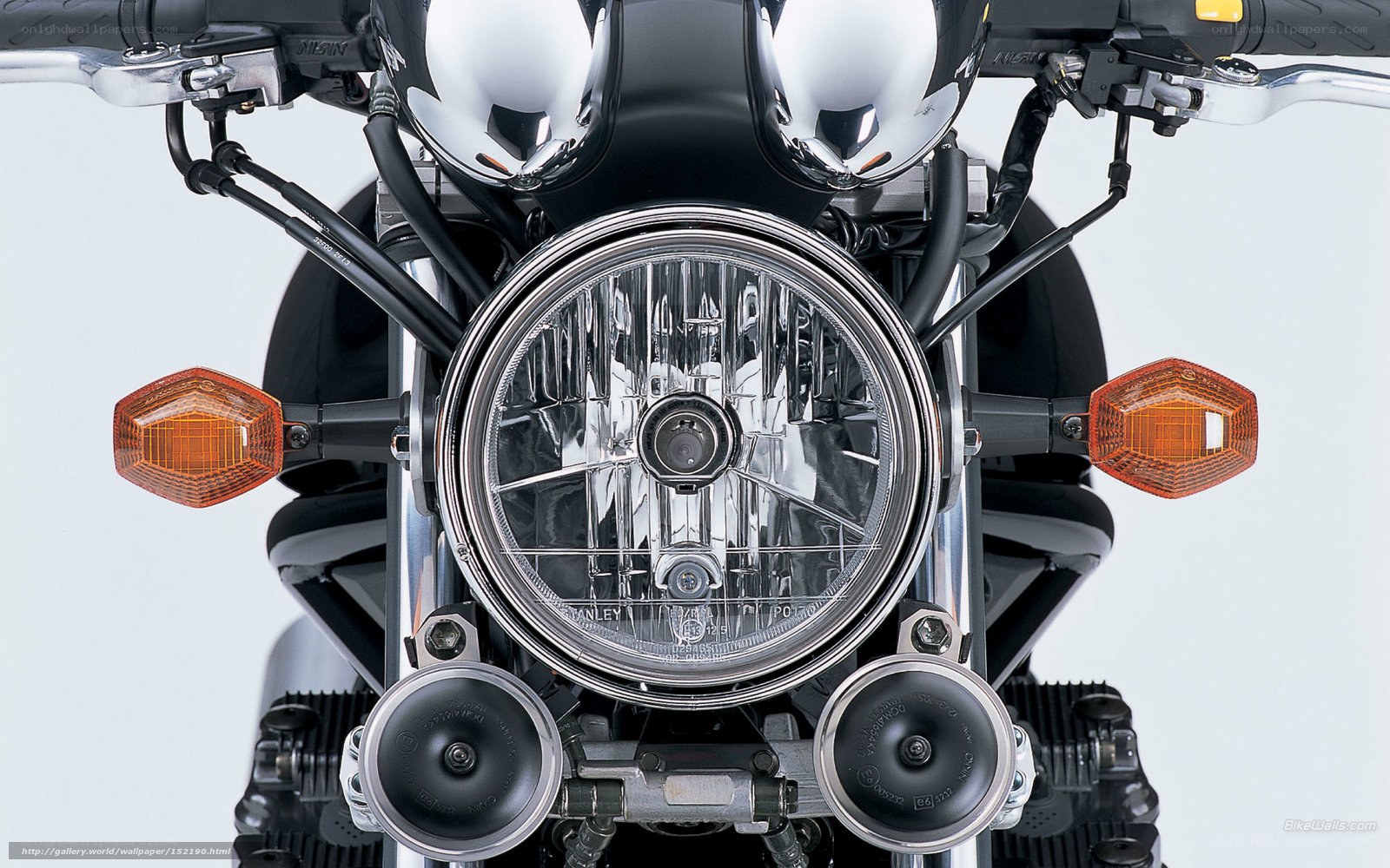 motorcycle front view