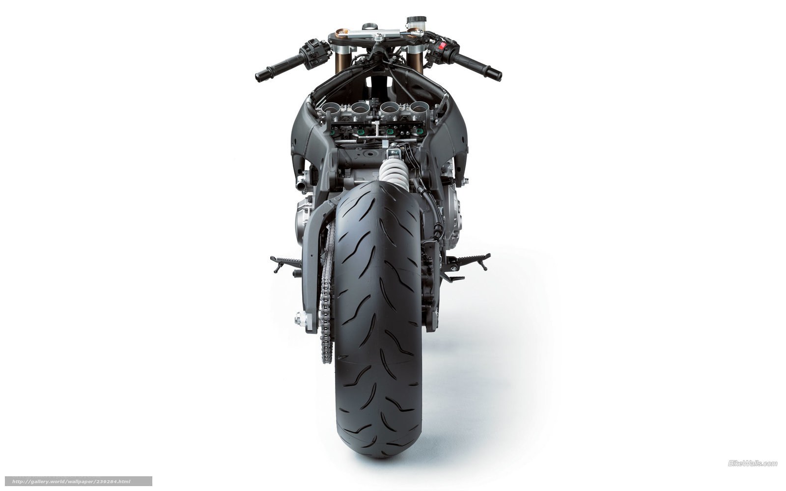 motorcycle front view