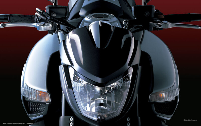 Motorcycle Front View — Black, Dramatic, Photograph, Handlebars