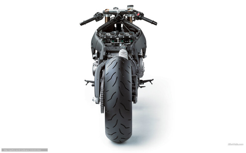 Motorcycle Front View — Black, Neutral, Photograph, Handlebars, Engine