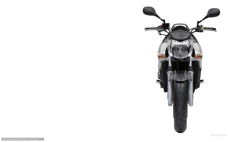 Motorcycle Front View — Black, Neutral, Photograph, Handlebars, Headlight, Front Wheel