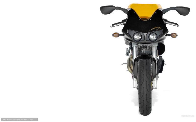 Motorcycle Front View — Black, Neutral, Photograph, Headlight, Handlebar