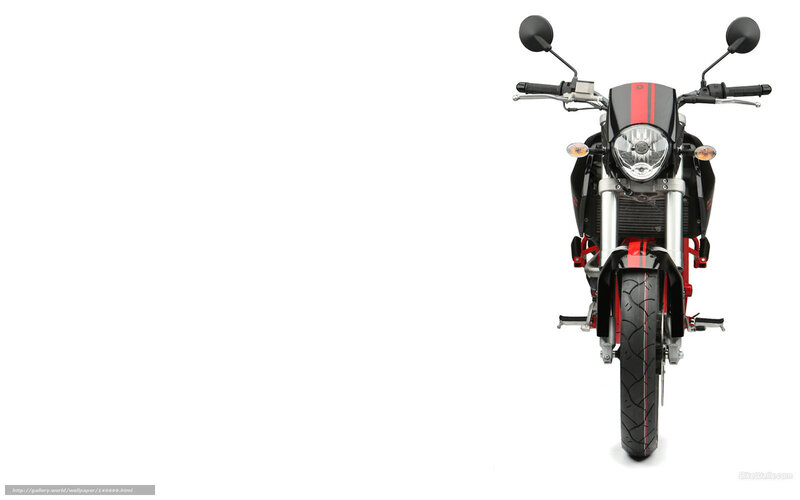 Motorcycle Front View — Black, Neutral, Photograph, Headlight, Mirrors