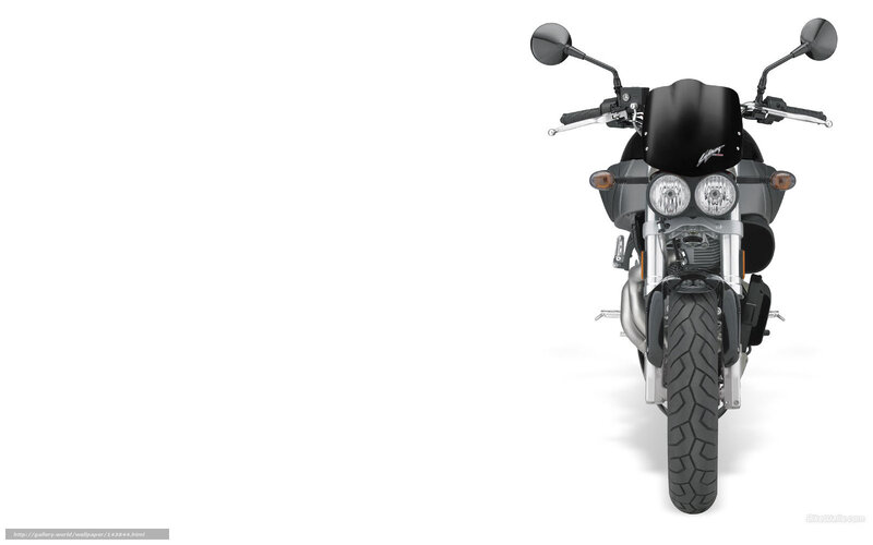 Motorcycle Front View — Black, Neutral, Photograph, Headlights, Mirrors