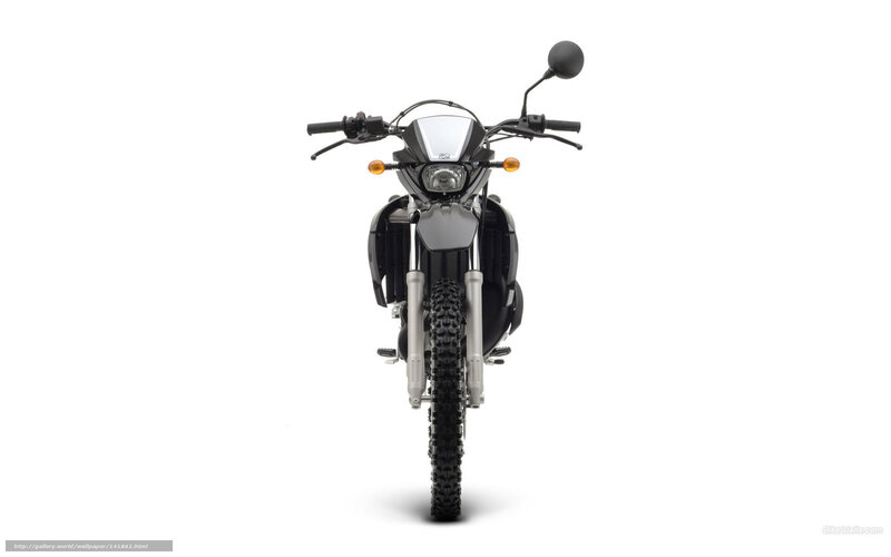 Motorcycle Front View — Black, Neutral, Photograph