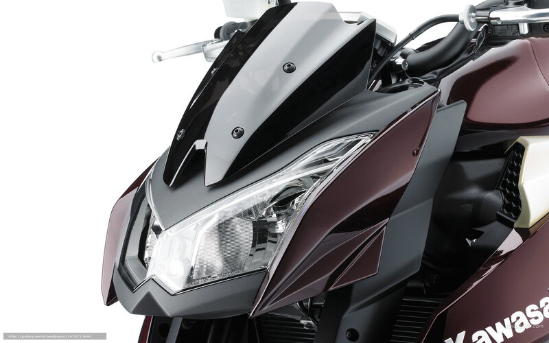 Motorcycle Front View — Maroon
