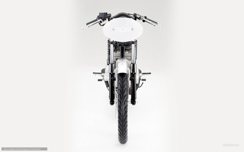 Motorcycle Front View — White, Neutral, Photograph, Handlebars, Headlight