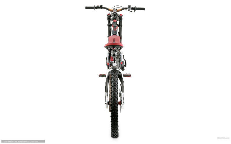 Motorcycle Front View — White, Neutral, Photograph, Handlebars, Seat