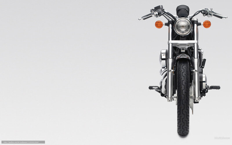 Motorcycle Front View — White, Neutral, Photograph, Headlight, Handlebars