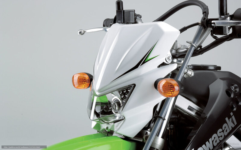 Motorcycle Front View — White, Neutral, Photograph, Headlight, Turn Signals