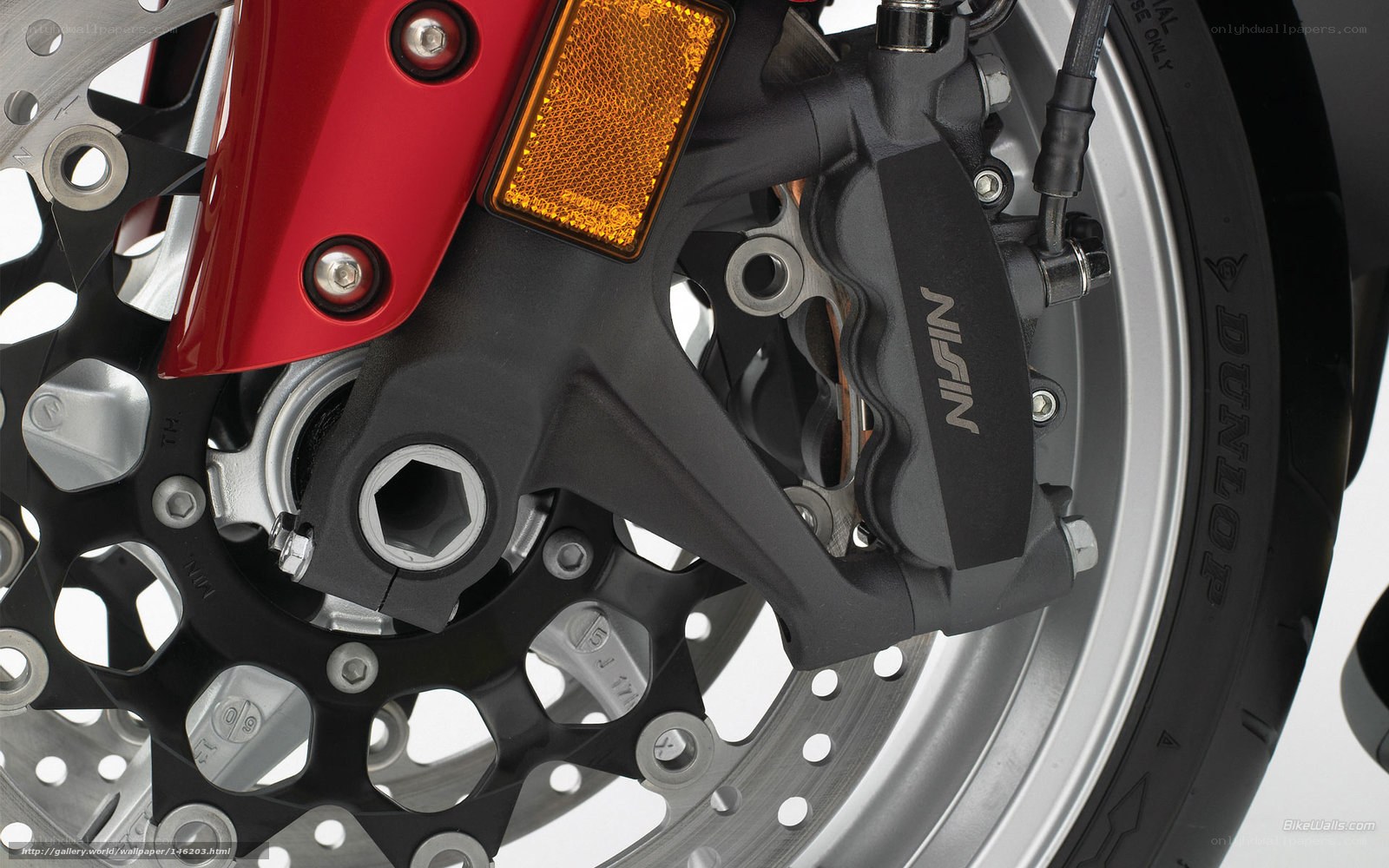 motorcycle front wheel assembly