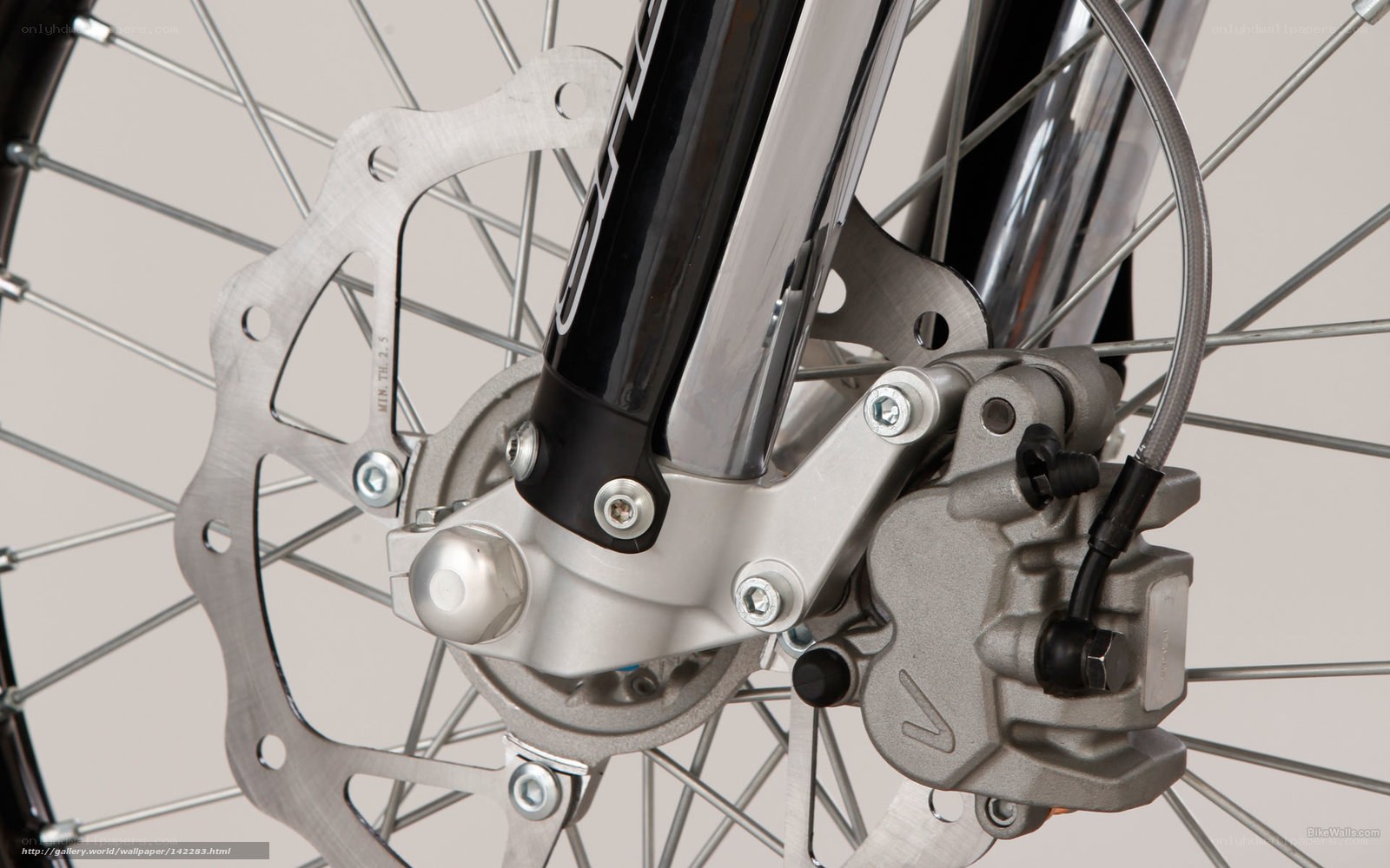 motorcycle front wheel assembly
