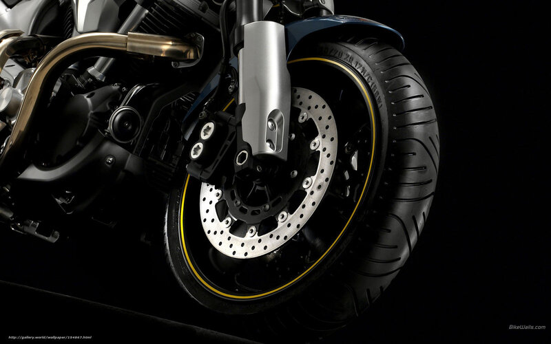 Motorcycle Front Wheel — Black, Dramatic, Photograph, Brake Disc, Exhaust