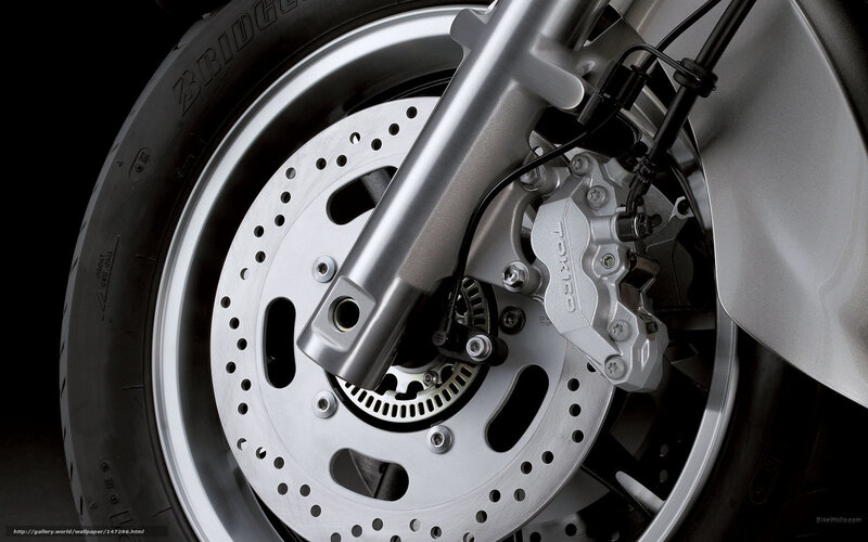 Motorcycle Front Wheel — Black, Dramatic, Photograph, Tire