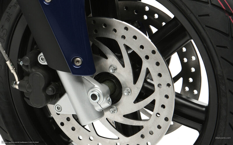 Motorcycle Front Wheel — Black, Mechanical