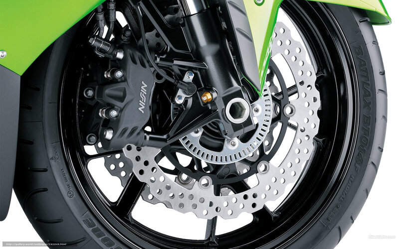 Motorcycle Front Wheel — Black, Neutral, Photograph, Brake Caliper