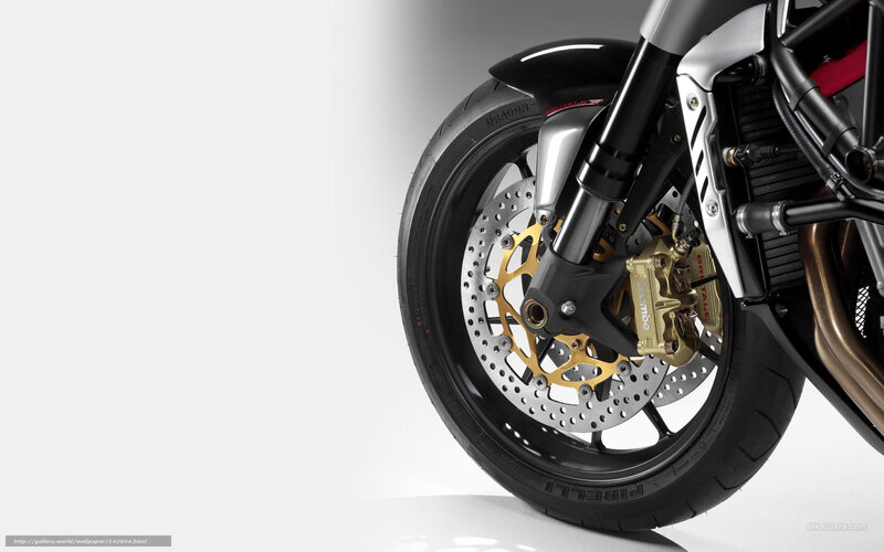Motorcycle Front Wheel — Black, Neutral, Photograph, Brakes
