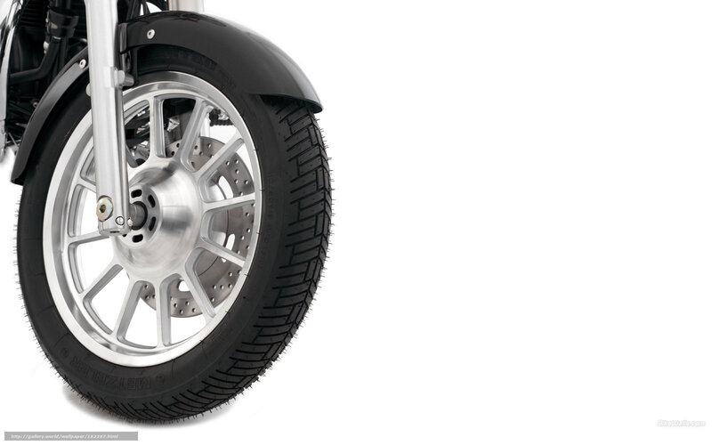 Motorcycle Front Wheel — Black, Neutral, Photograph, Fender