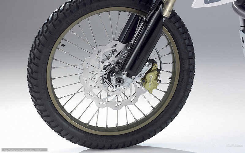 Motorcycle Front Wheel — Black, Neutral, Photograph, Tire