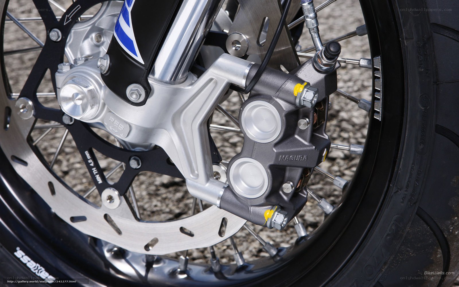 motorcycle front wheel brake