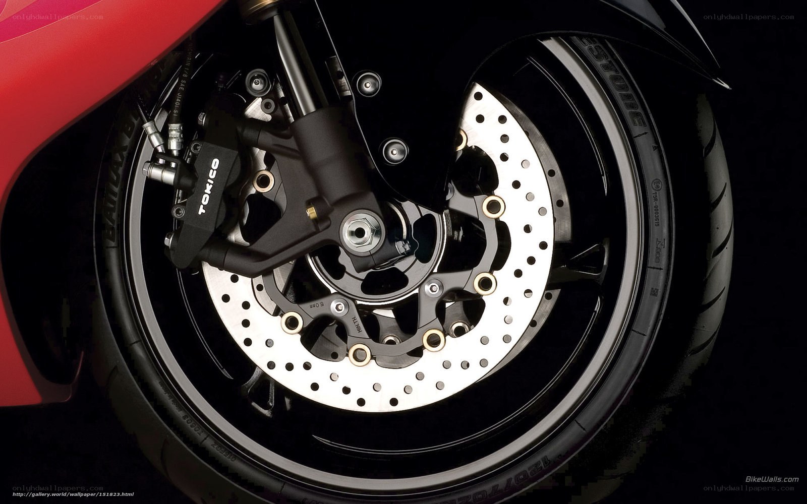 motorcycle front wheel brake