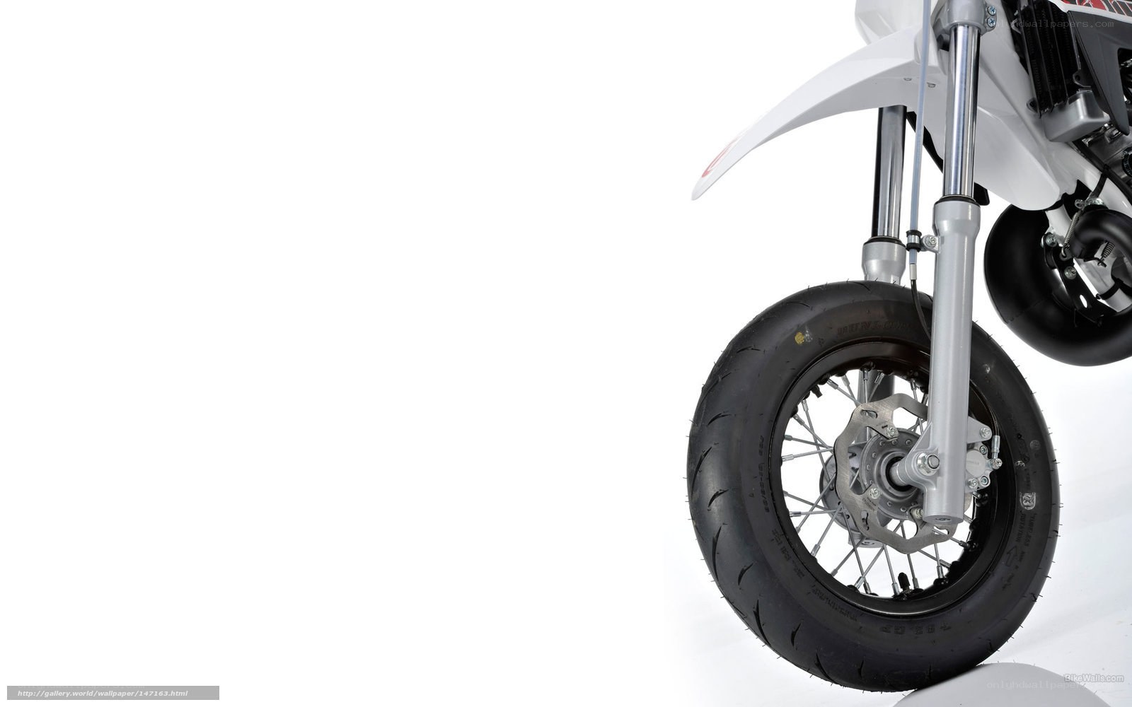 motorcycle front wheel close-up
