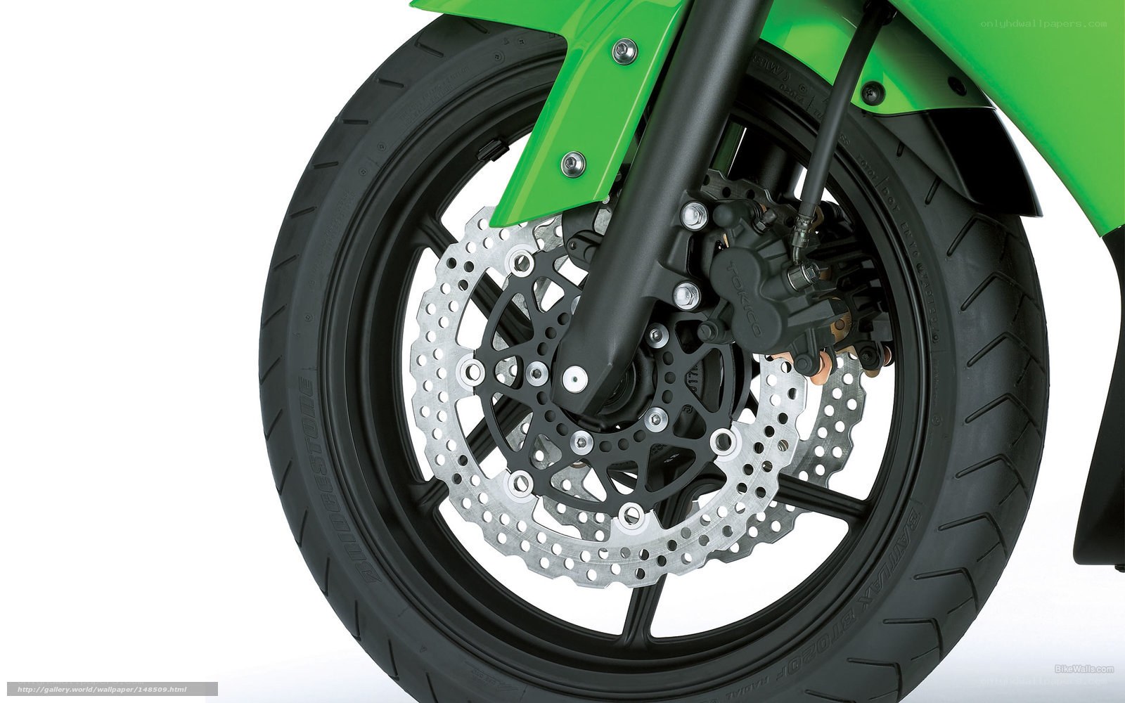 motorcycle front wheel close-up