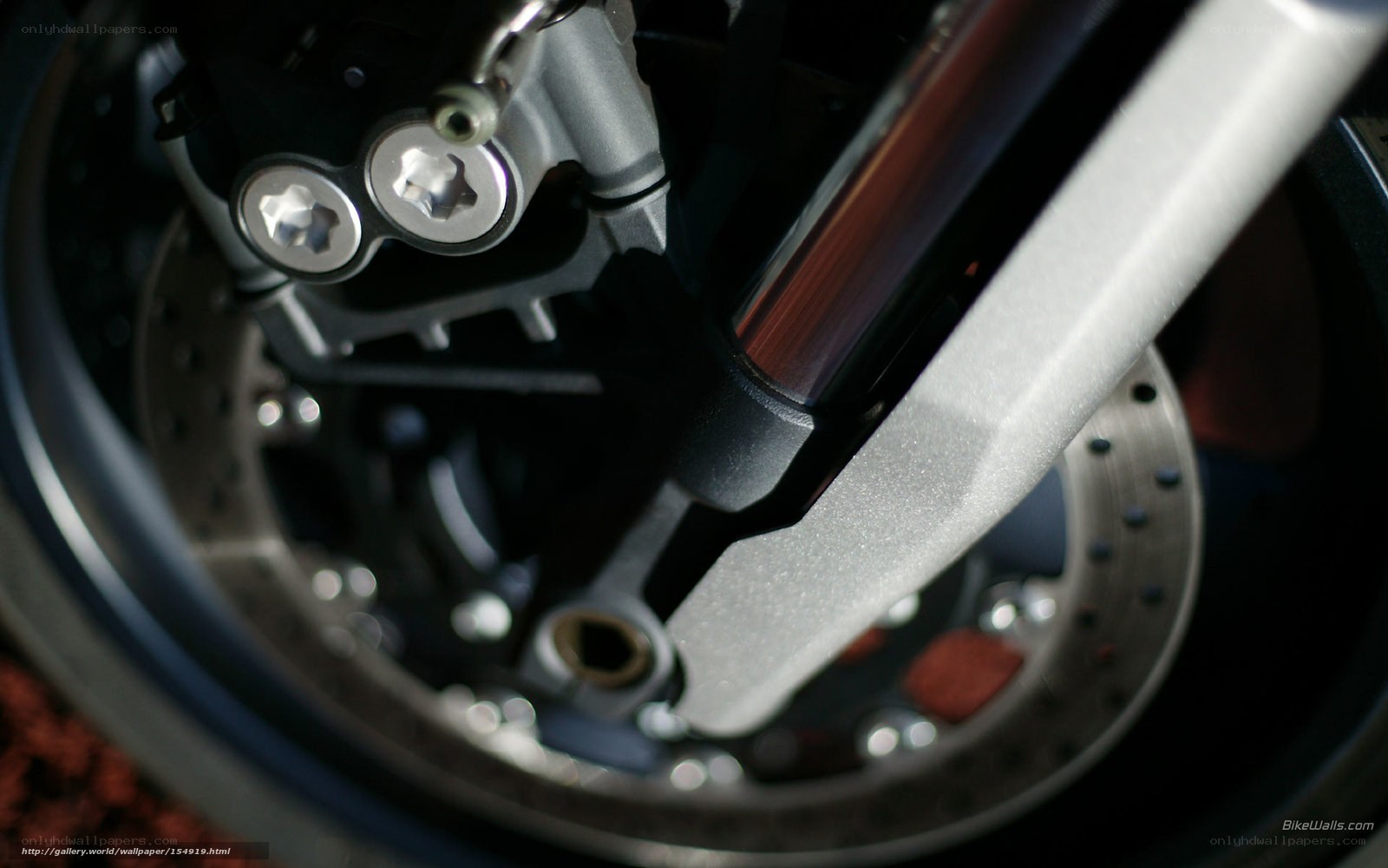 motorcycle front wheel close-up