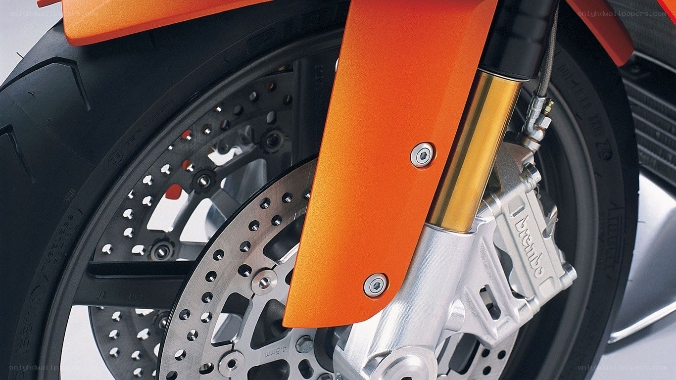 motorcycle front wheel close-up