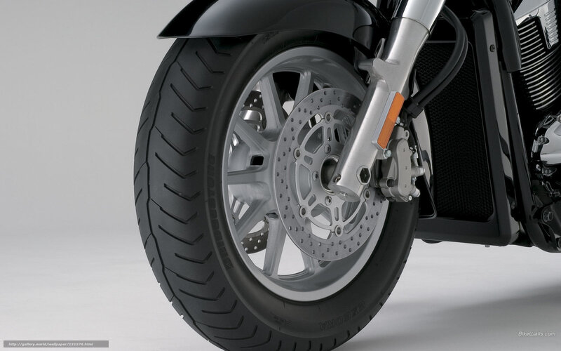 motorcycle front wheel detail