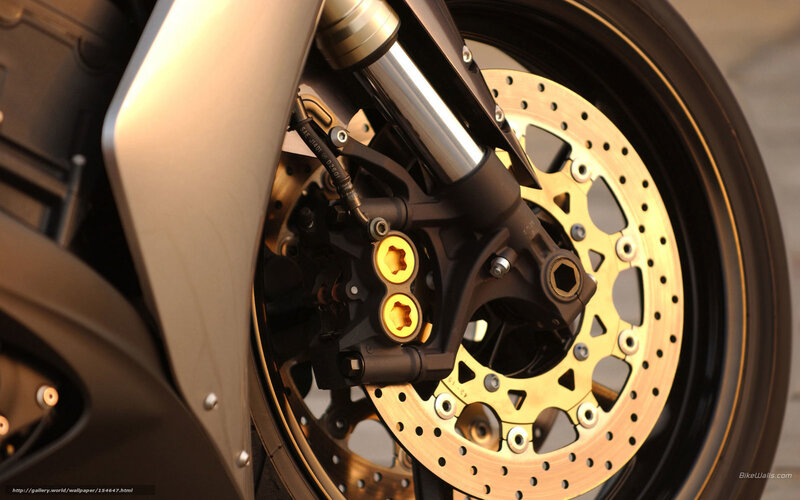 Motorcycle Front Wheel — Gold