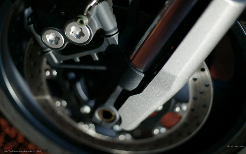 Motorcycle Front Wheel — Silver, Mechanical, Photograph, Brake Disc, Caliper