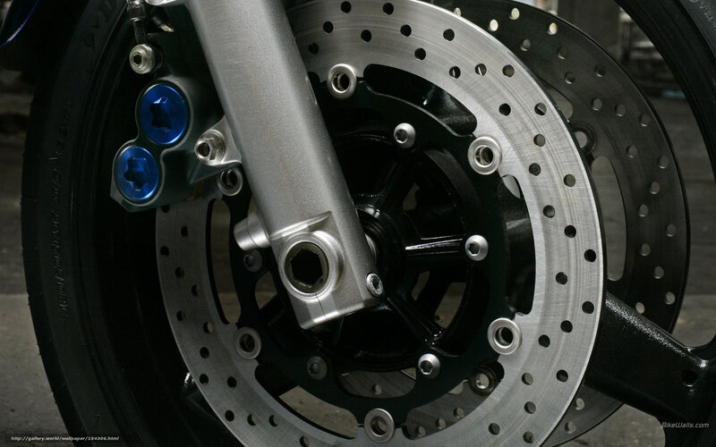 Motorcycle Front Wheel — Silver, Mechanical, Photograph, Brake Disc, Fork
