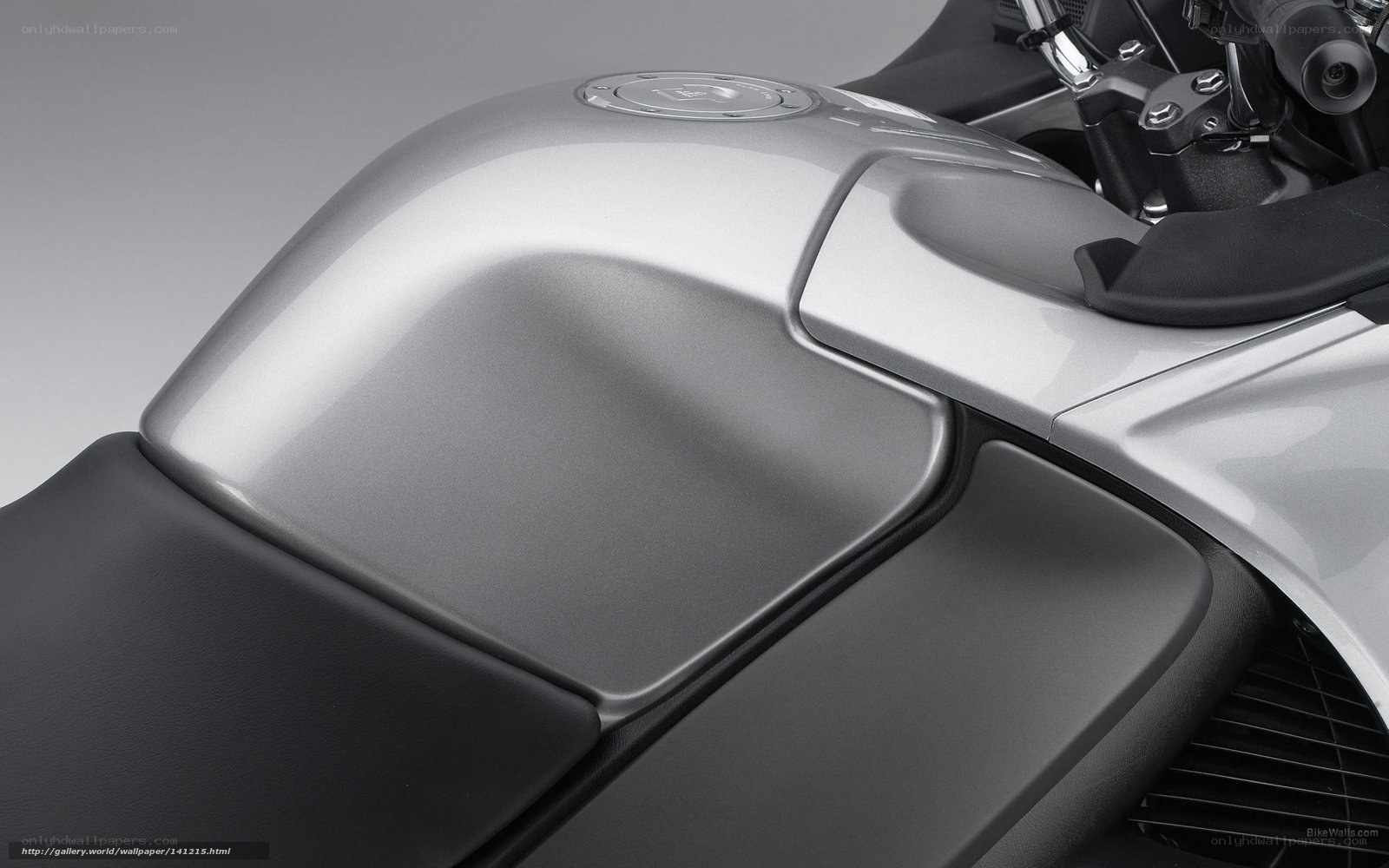 motorcycle fuel tank close-up