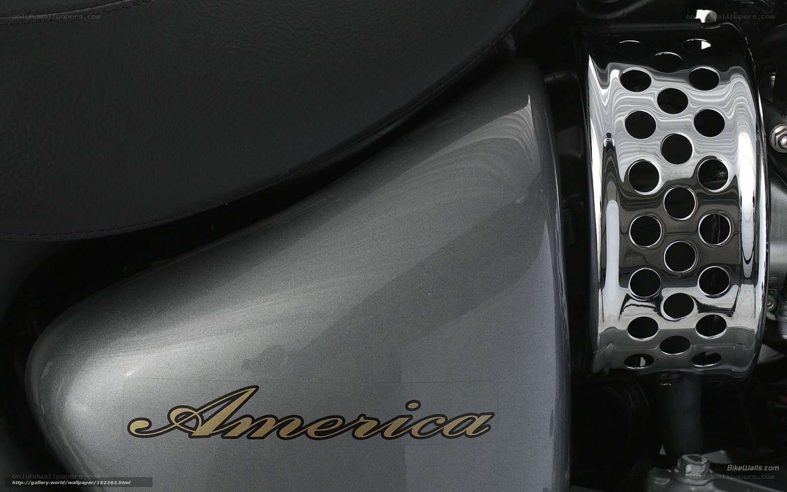 Motorcycle fuel tank detail