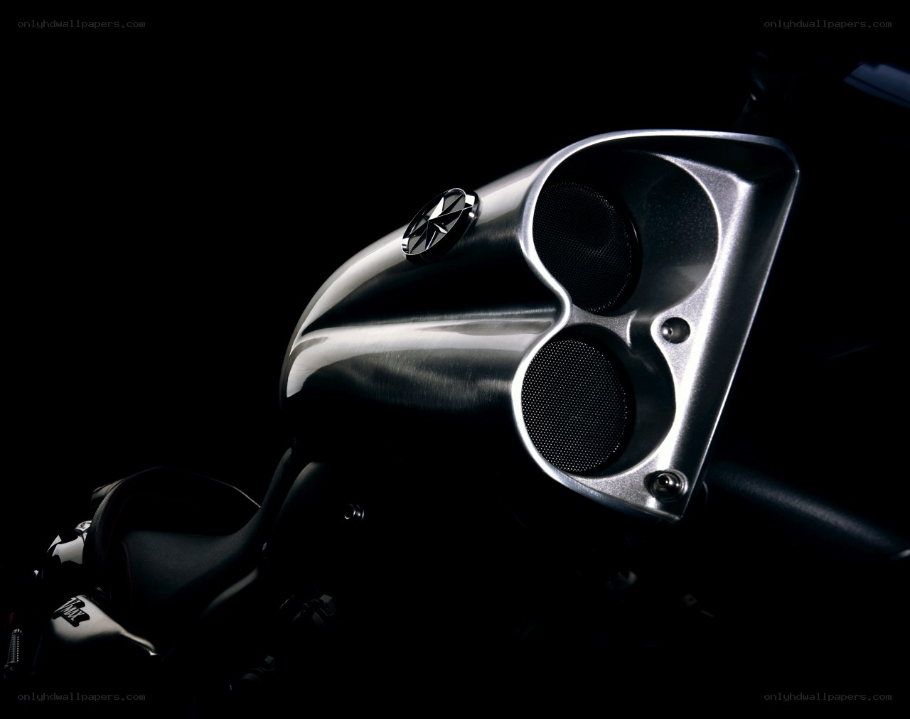 motorcycle fuel tank detail