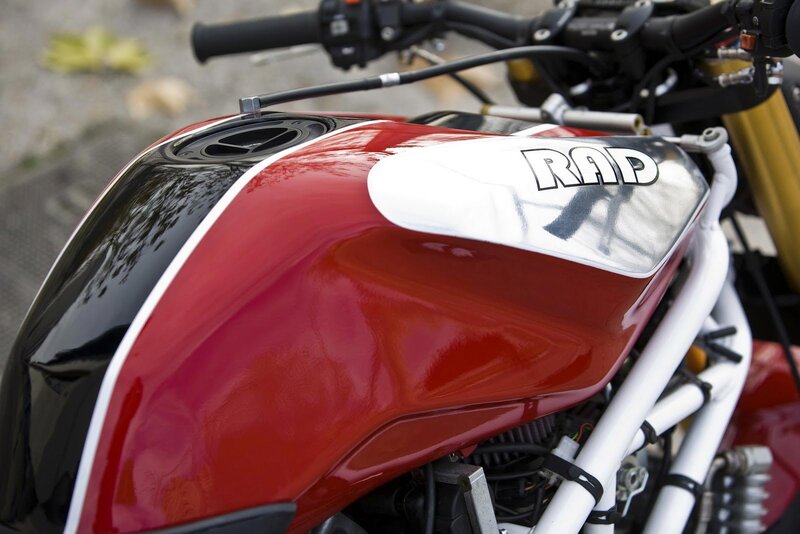 Motorcycle Fuel Tank — Red, Neutral