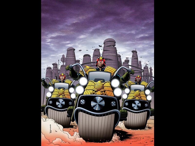 Motorcycle Gang in Desert
