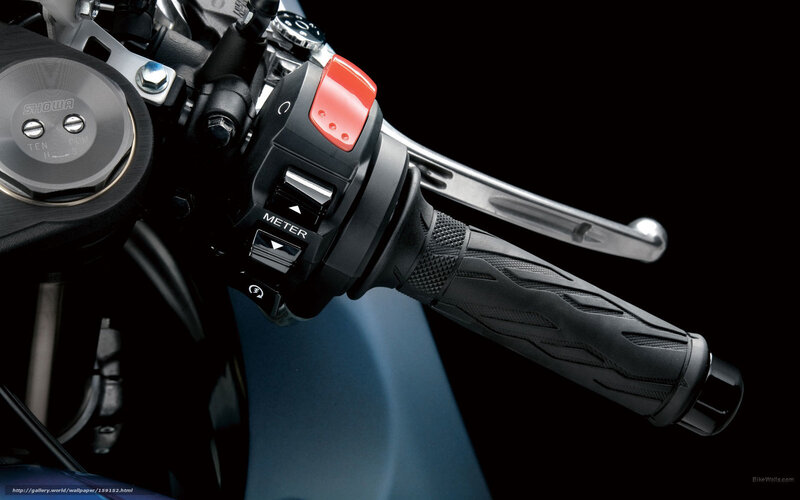 Motorcycle Handlebar — Black, Dramatic, Photograph, Grip, Controls