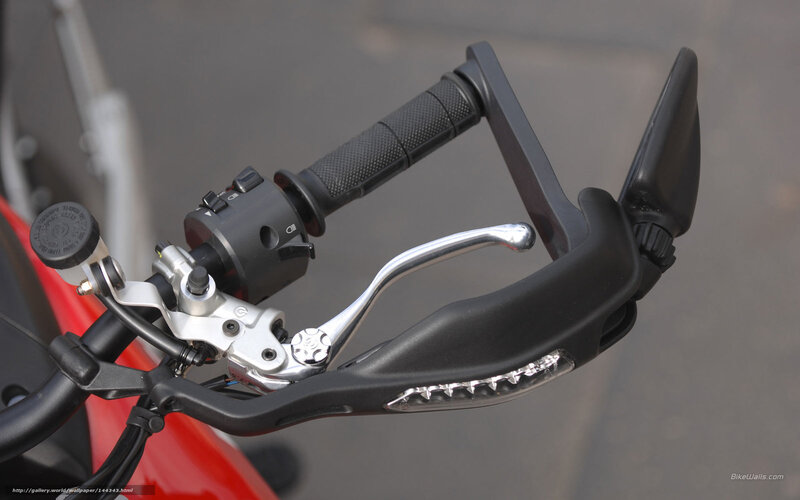 Motorcycle Handlebar — Black, Neutral, Photograph, Grips