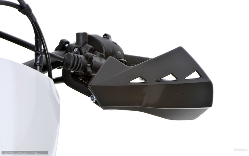 Motorcycle Handlebar — Black, Neutral, Photograph, Hand Guard