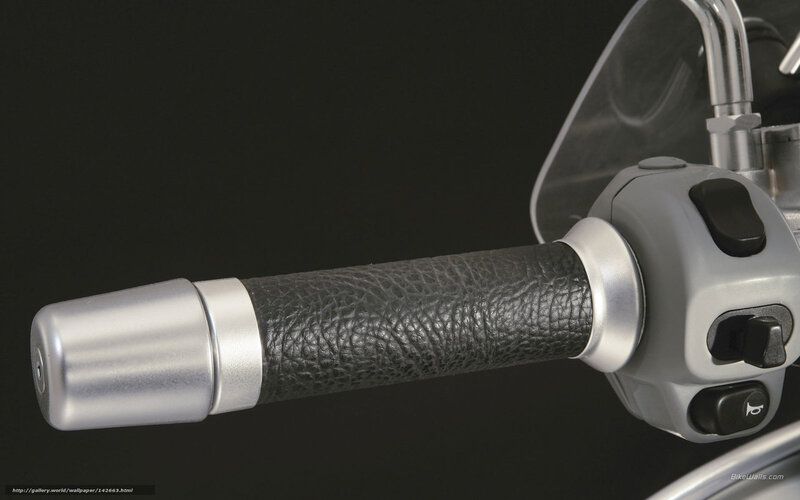 Motorcycle Handlebar — Black, Neutral