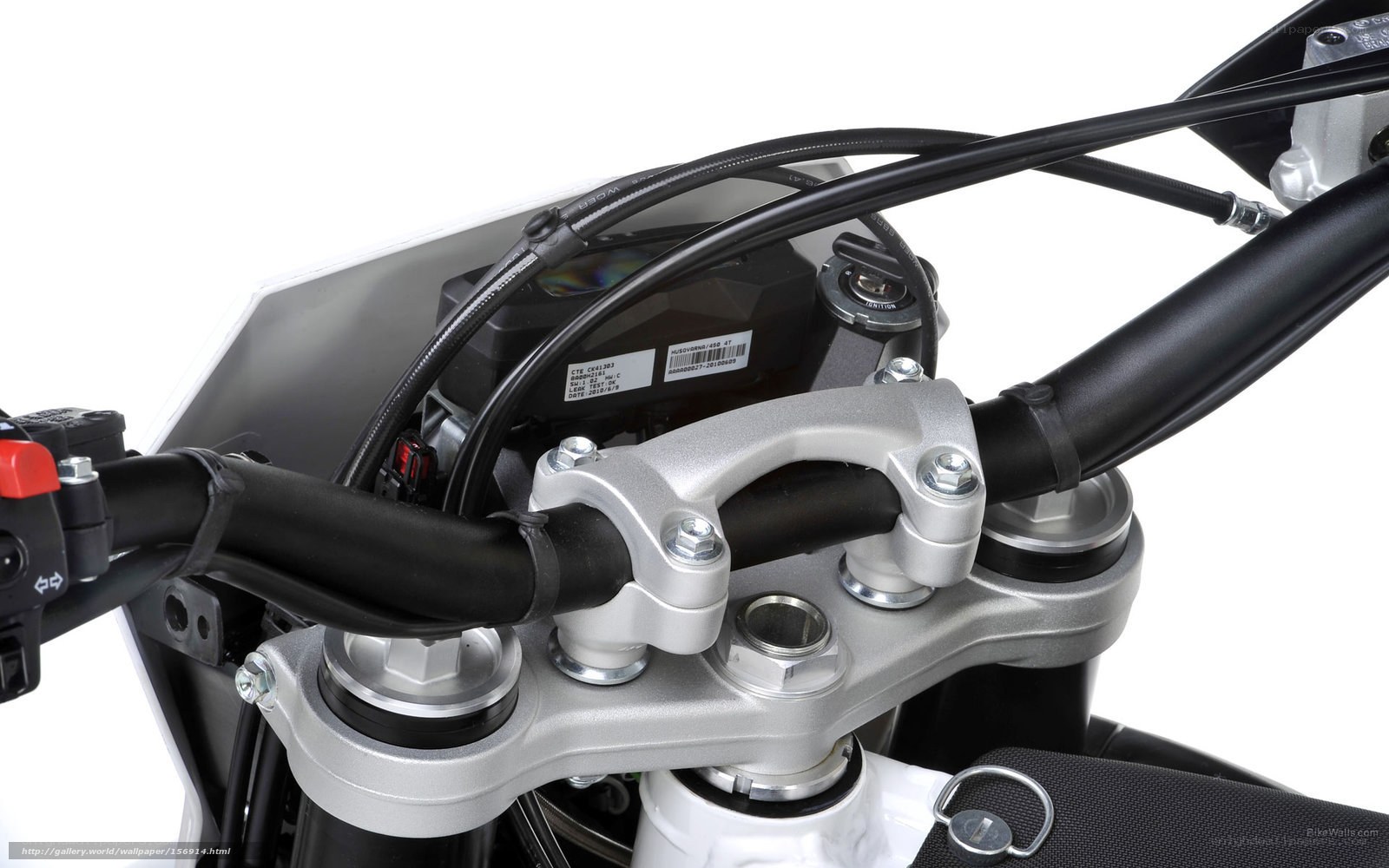 motorcycle handlebar close-up