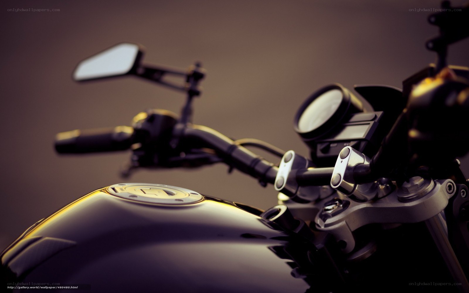 motorcycle handlebar close-up