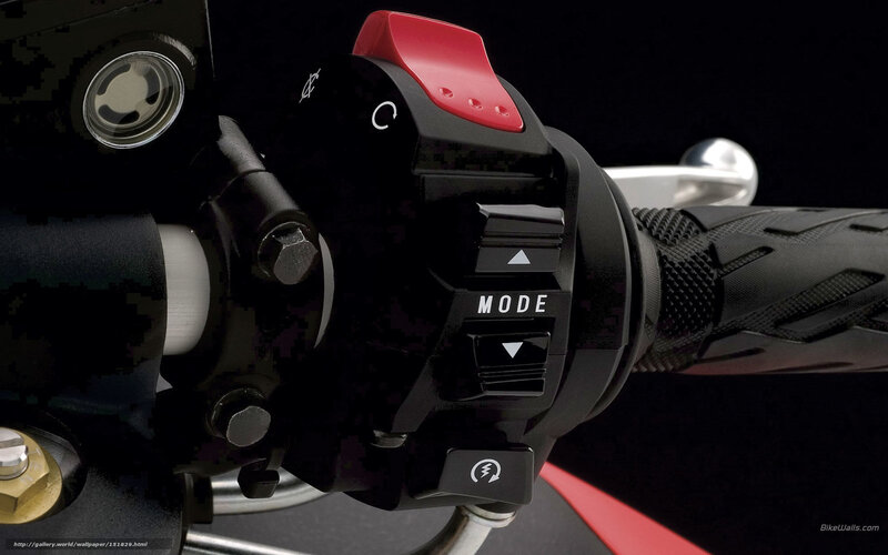 Motorcycle Handlebar Controls — Black, Dramatic
