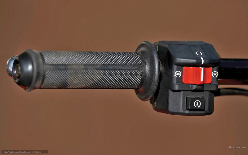 Motorcycle Handlebar Grip — Black, Neutral