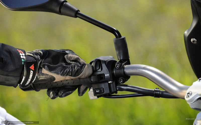 Motorcycle Handlebar Grip — Black