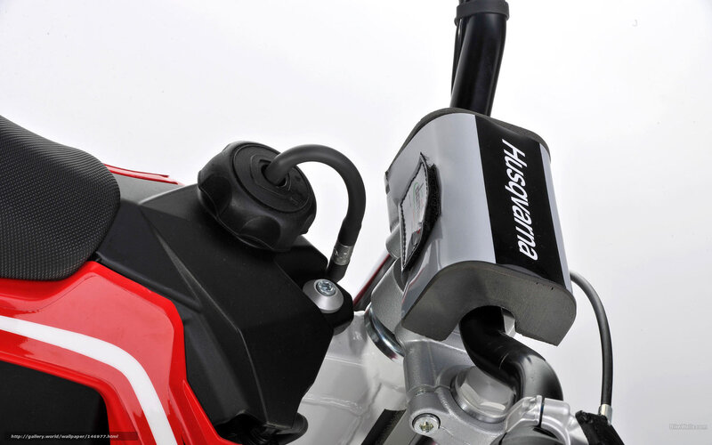 Motorcycle Handlebar — Red, Neutral