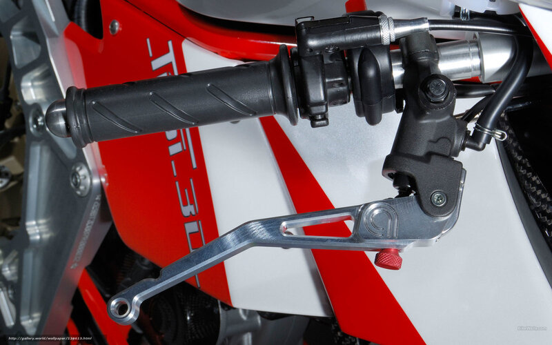 Motorcycle Handlebar — Red
